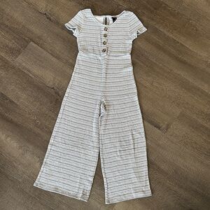 Art Class Striped Jumpsuit